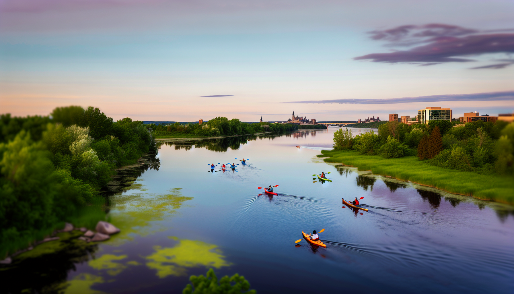 Scenic view of Ottawa River